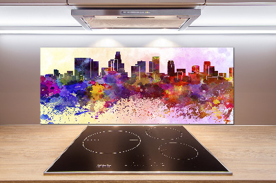 Panneau crédence cuisine Los Angeles en couleurs