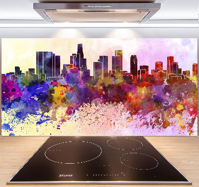 Panneau crédence cuisine Los Angeles en couleurs