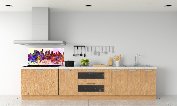Panneau crédence cuisine Los Angeles en couleurs