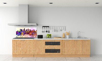 Panneau crédence cuisine Los Angeles en couleurs