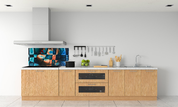 Panneau crédence cuisine Femme abstraite