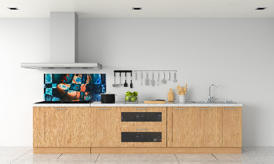 Panneau crédence cuisine Femme abstraite