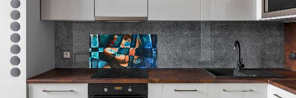 Panneau crédence cuisine Femme abstraite