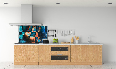 Panneau crédence cuisine Femme abstraite
