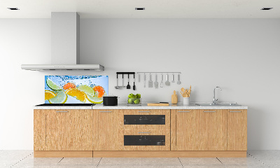 Panneau crédence cuisine Agrumes sous l'eau