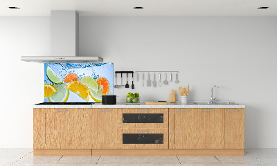 Panneau crédence cuisine Agrumes sous l'eau