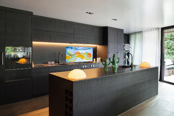 Panneau crédence cuisine Agrumes sous l'eau