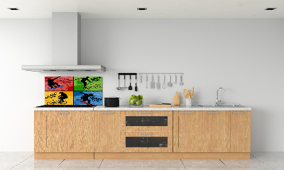 Panneau crédence cuisine Vélo et skateboard