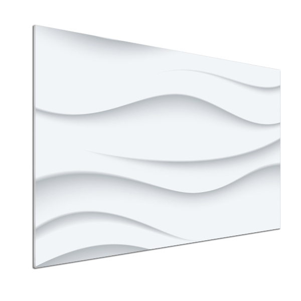 Crédence en verre avec motif Vagues abstraites