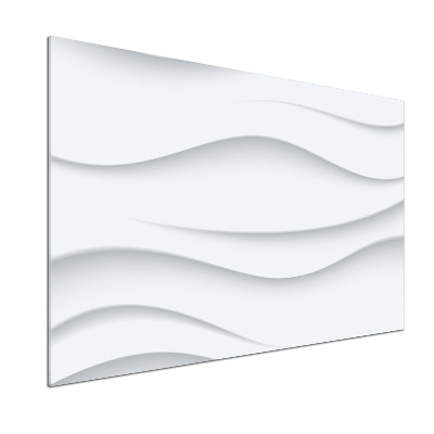 Crédence en verre avec motif Vagues abstraites