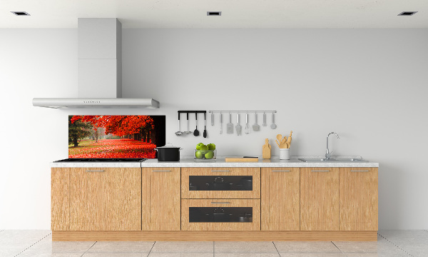 Panneau crédence cuisine Arbres en automne