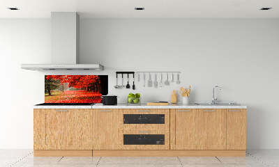 Panneau crédence cuisine Arbres en automne
