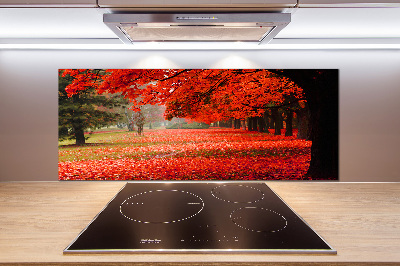 Panneau crédence cuisine Arbres en automne