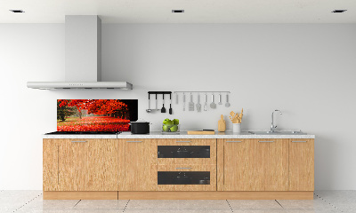 Panneau crédence cuisine Arbres en automne