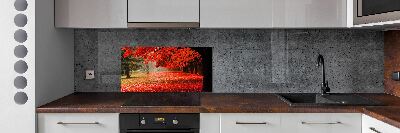 Panneau crédence cuisine Arbres en automne