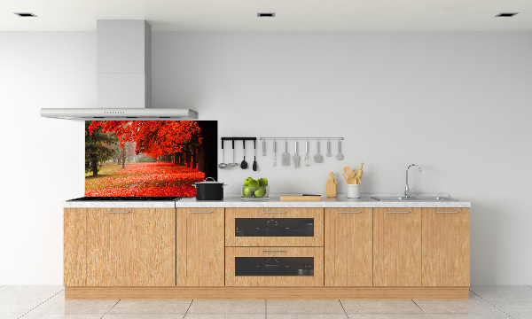 Panneau crédence cuisine Arbres en automne