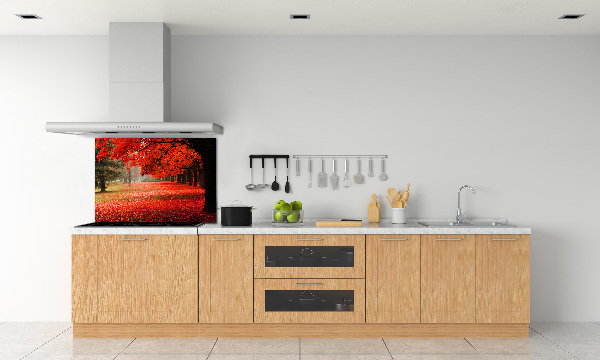 Panneau crédence cuisine Arbres en automne