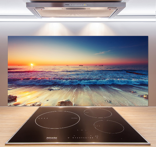 Panneaux muraux cuisine Lever de soleil sur la mer