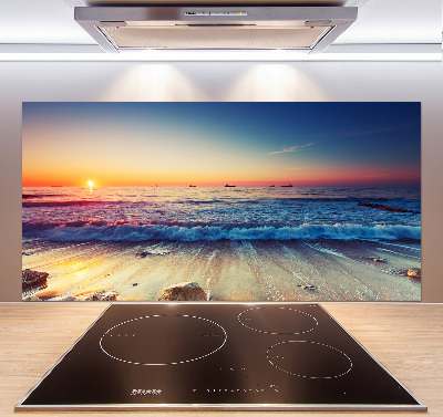 Panneaux muraux cuisine Lever de soleil sur la mer