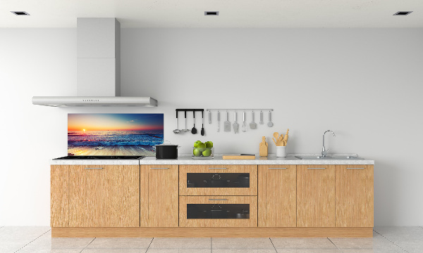 Panneaux muraux cuisine Lever de soleil sur la mer