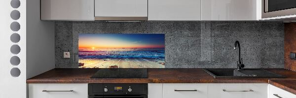 Panneaux muraux cuisine Lever de soleil sur la mer