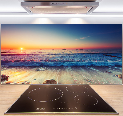 Panneaux muraux cuisine Lever de soleil sur la mer