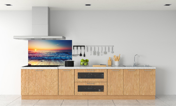 Panneaux muraux cuisine Lever de soleil sur la mer