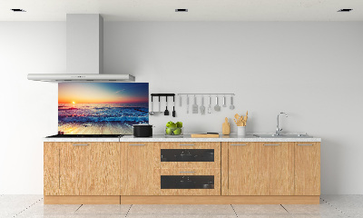 Panneaux muraux cuisine Lever de soleil sur la mer