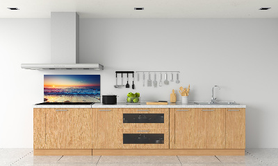 Panneaux muraux cuisine Lever de soleil sur la mer