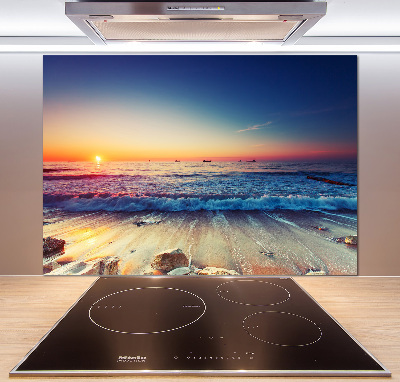 Panneaux muraux cuisine Lever de soleil sur la mer