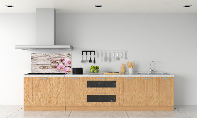 Crédence de cuisine Orchidée sur bois