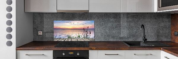 Crédence de cuisine en verre Lac à l'ouest