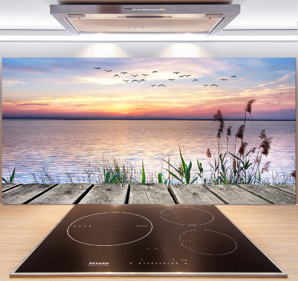 Crédence de cuisine en verre Lac à l'ouest