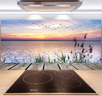 Crédence de cuisine en verre Lac à l'ouest