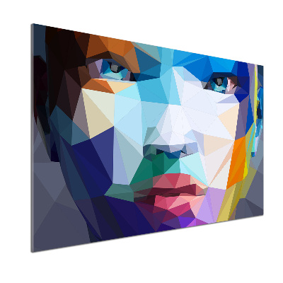Crédence en verre Abstraction d'une femme