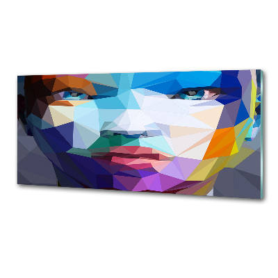 Crédence en verre Abstraction d'une femme