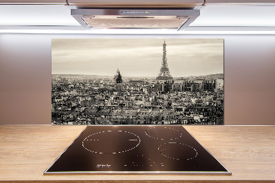 Crédence en verre avec motif Tour Eiffel Paris