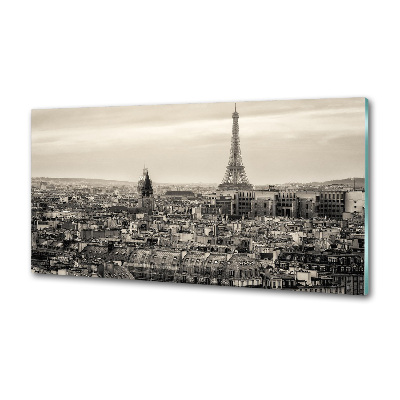 Crédence en verre avec motif Tour Eiffel Paris