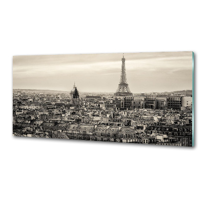 Crédence en verre avec motif Tour Eiffel Paris