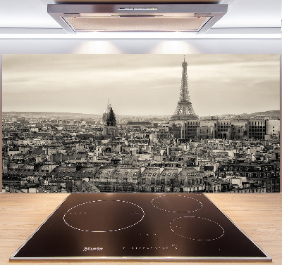 Crédence en verre avec motif Tour Eiffel Paris