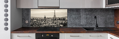 Crédence en verre avec motif Tour Eiffel Paris