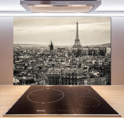 Crédence en verre avec motif Tour Eiffel Paris