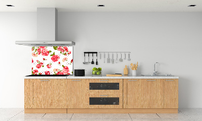 Panneaux muraux cuisine Roses