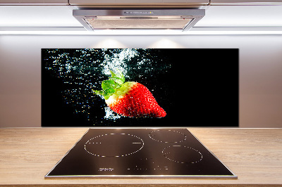 Crédence de cuisine Fraise sous l'eau
