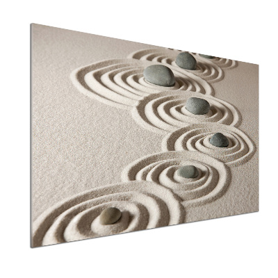 Panneau crédence cuisine Pierres sable zen