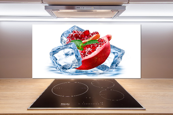 Crédence cuisine en verre Grenade avec de la glace