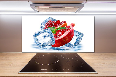 Crédence cuisine en verre Grenade avec de la glace