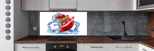Crédence cuisine en verre Grenade avec de la glace