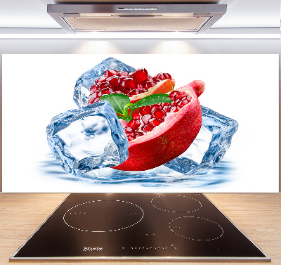 Crédence cuisine en verre Grenade avec de la glace