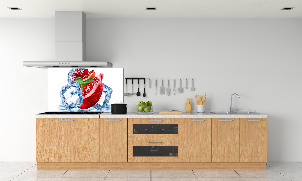 Crédence cuisine en verre Grenade avec de la glace